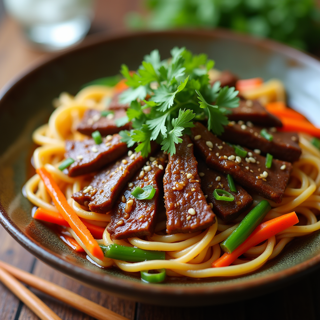 Hoisin Beef Noodles