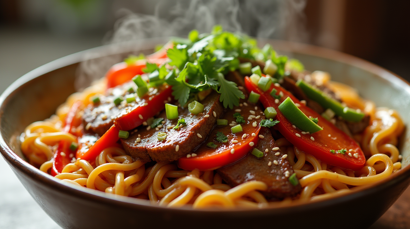 Hoisin Beef Noodles