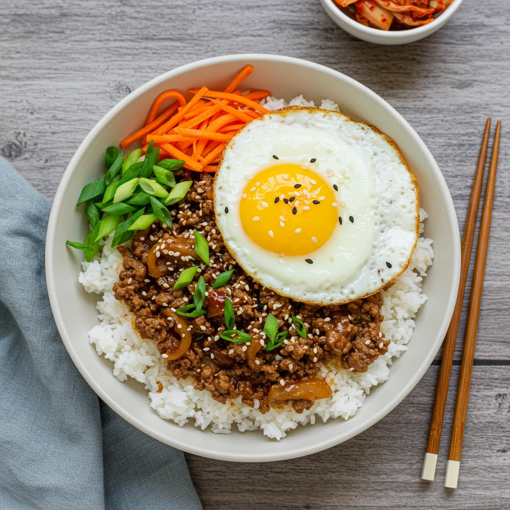 Korean Ground Beef Bowl