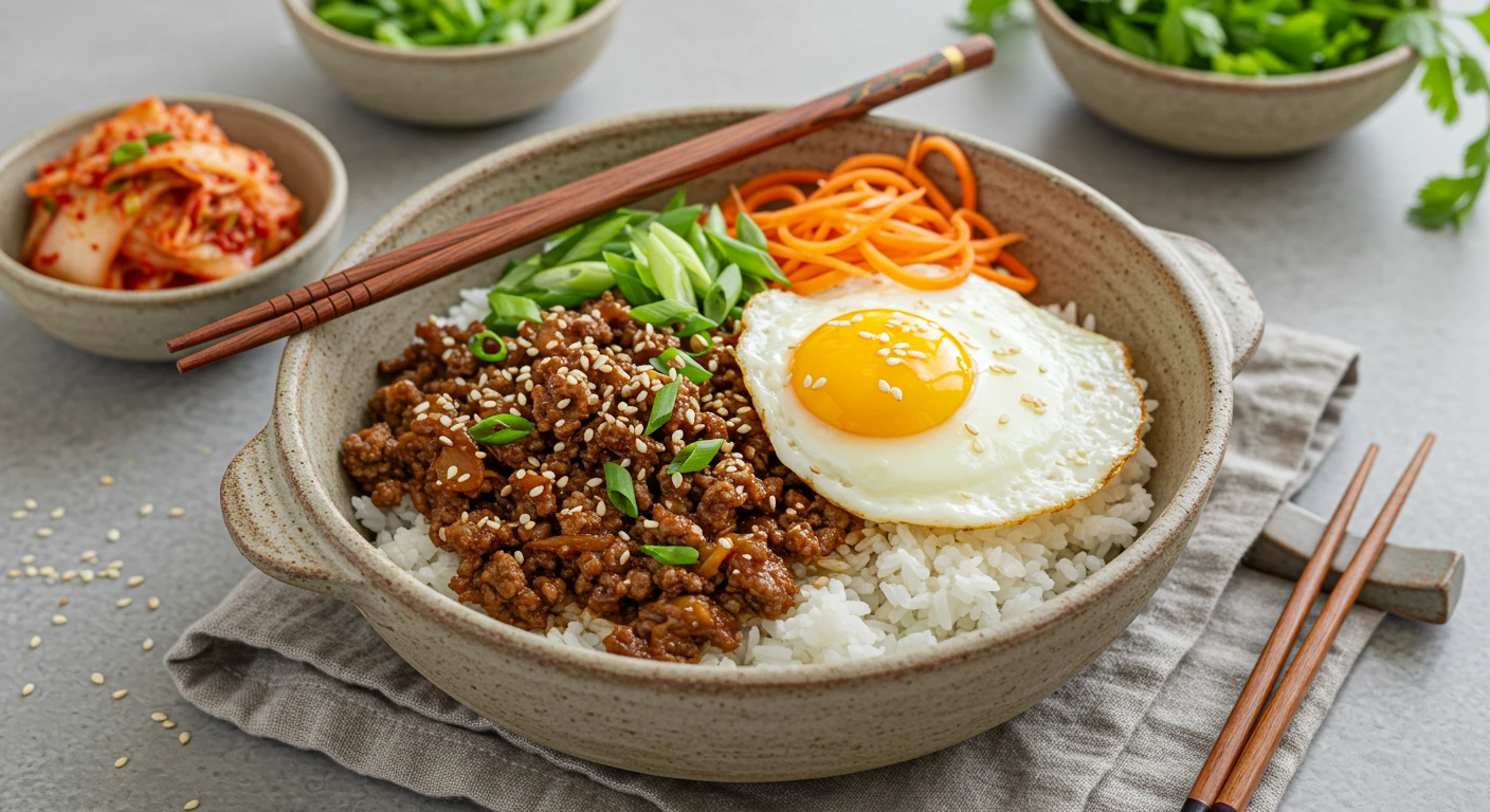 Korean Ground Beef Bowl