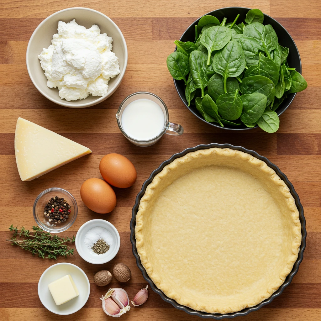 Spinach-Ricotta Quiche