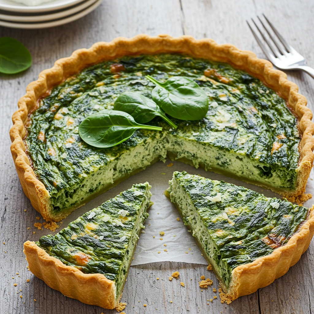 Spinach-Ricotta Quiche