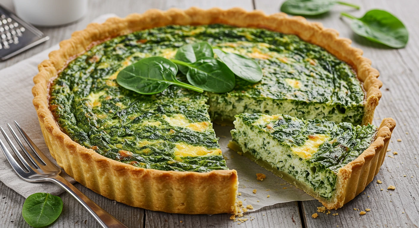 Spinach-Ricotta Quiche