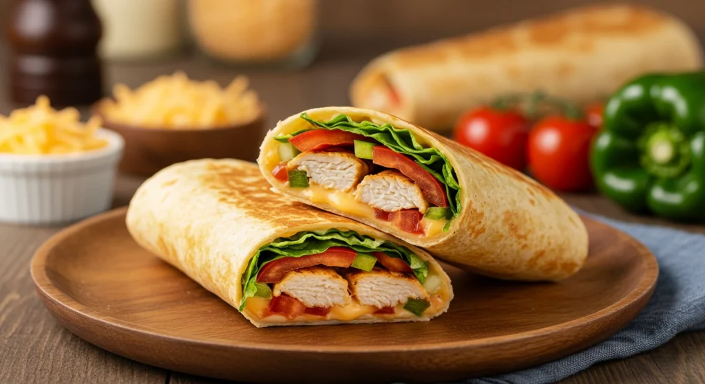 Cheesy Chicken Wrap