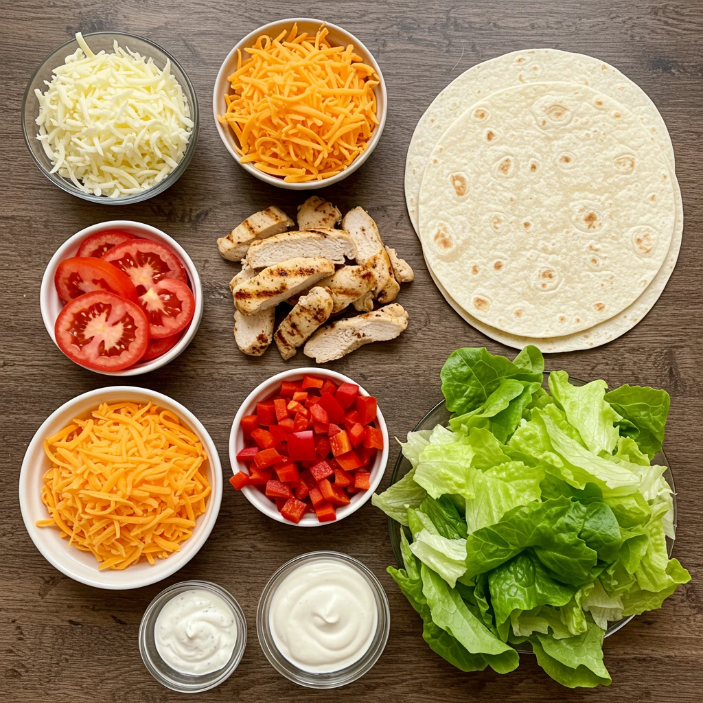 Cheesy Chicken Wrap